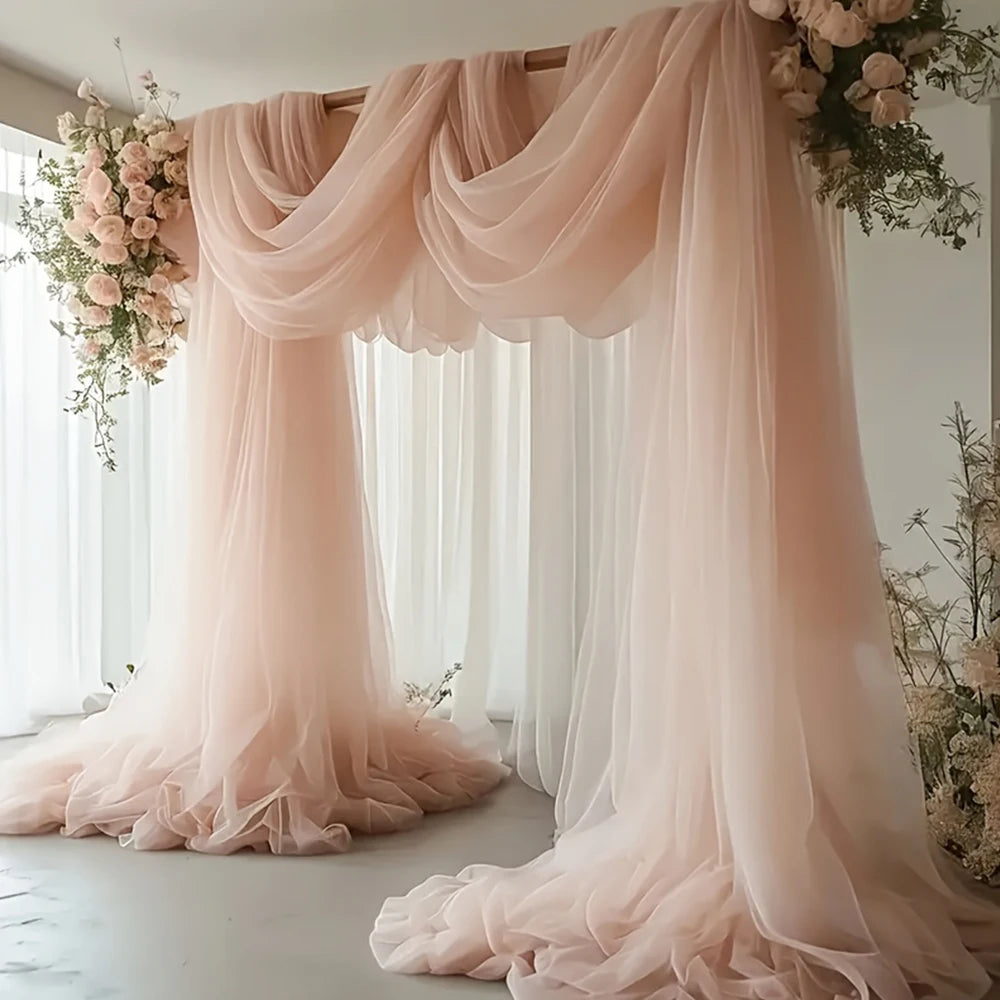 Voilage Arche Mariage Épuré romantique