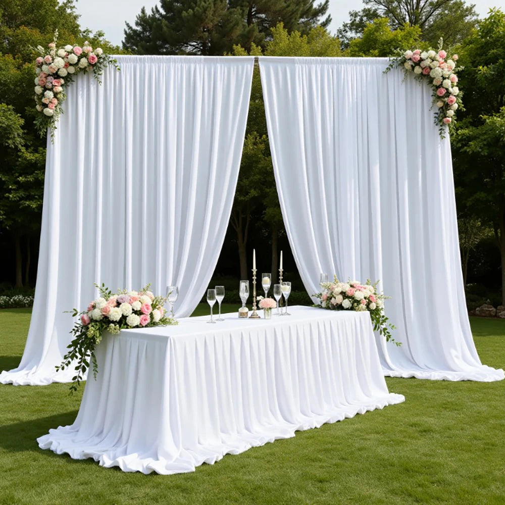 Voilage Blanc Plafond Mariage Sophistiqué