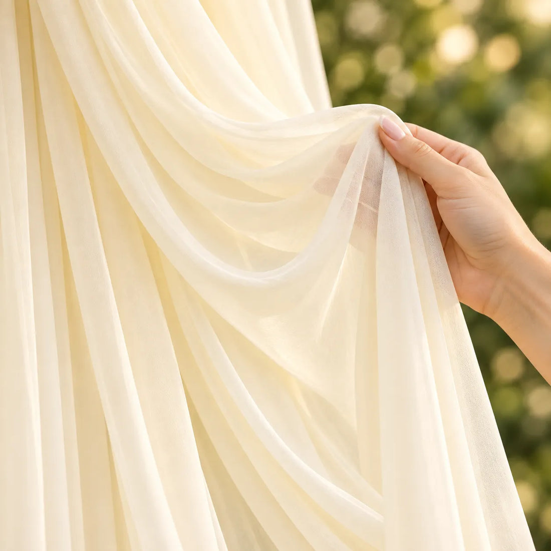 Voilage Ivoire Arche Mariage classique