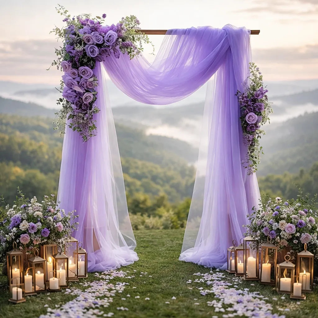 Voilage Violet pour Arche