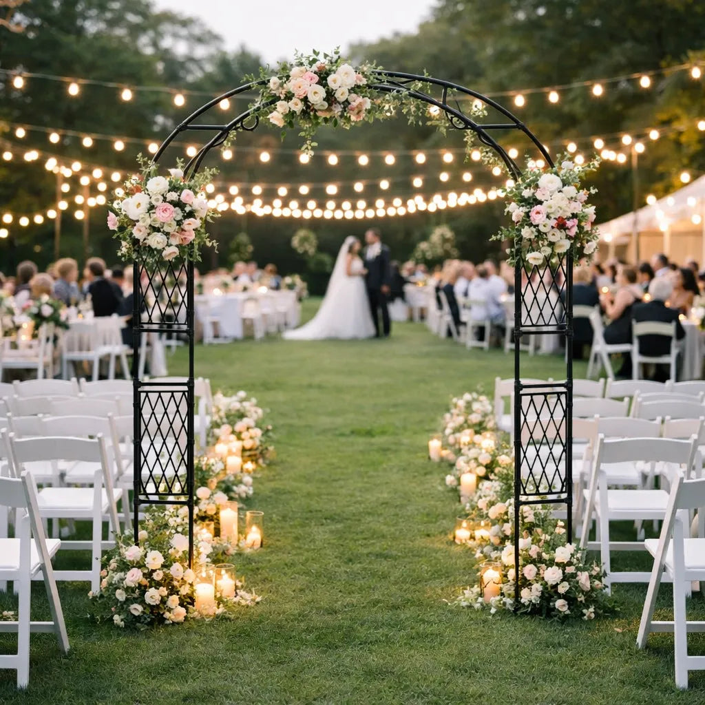 arc décoratif mariage en métal  design