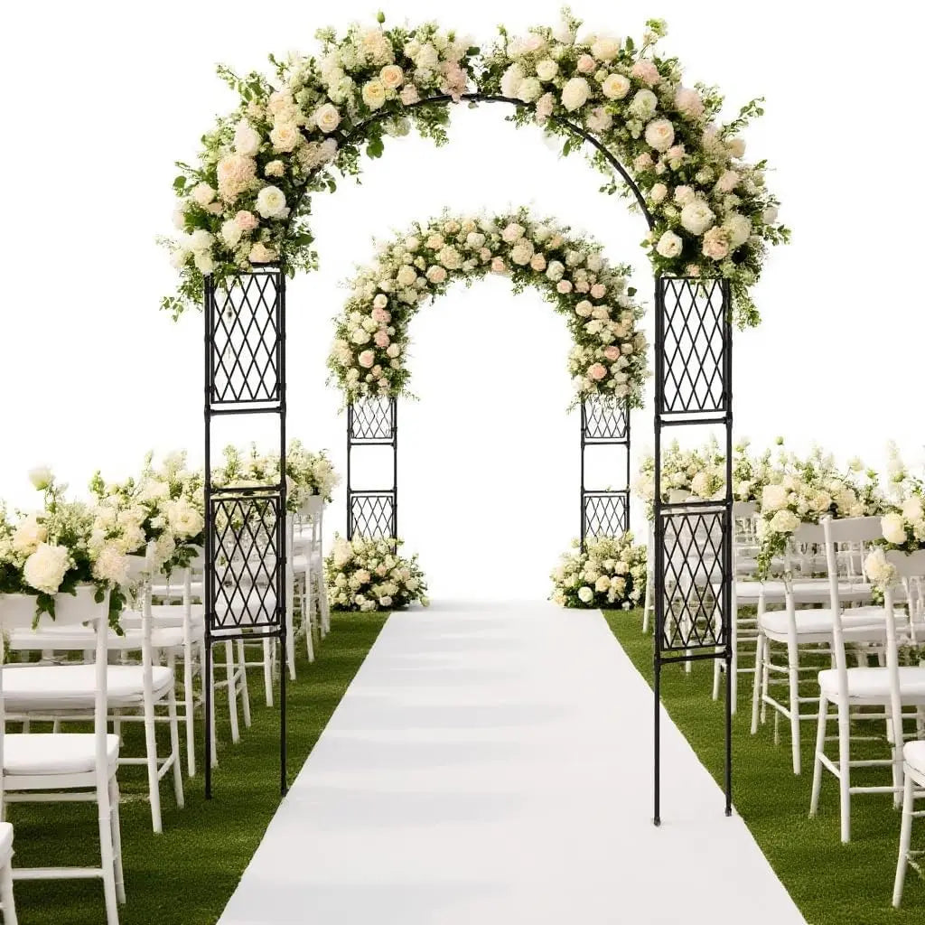 arc décoratif mariage en métal unique