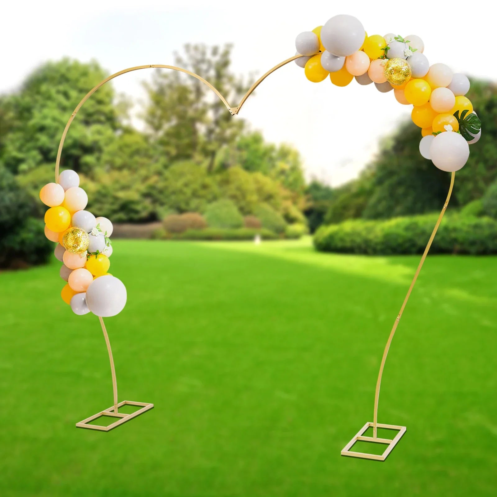 arche mariage en forme de cœur unique