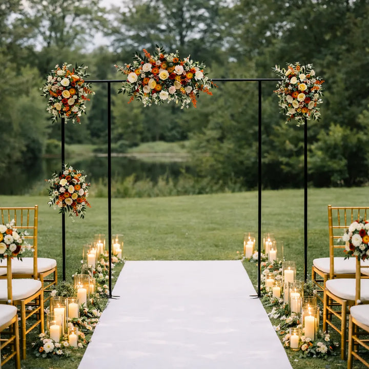 arche mariage rectangulaire design