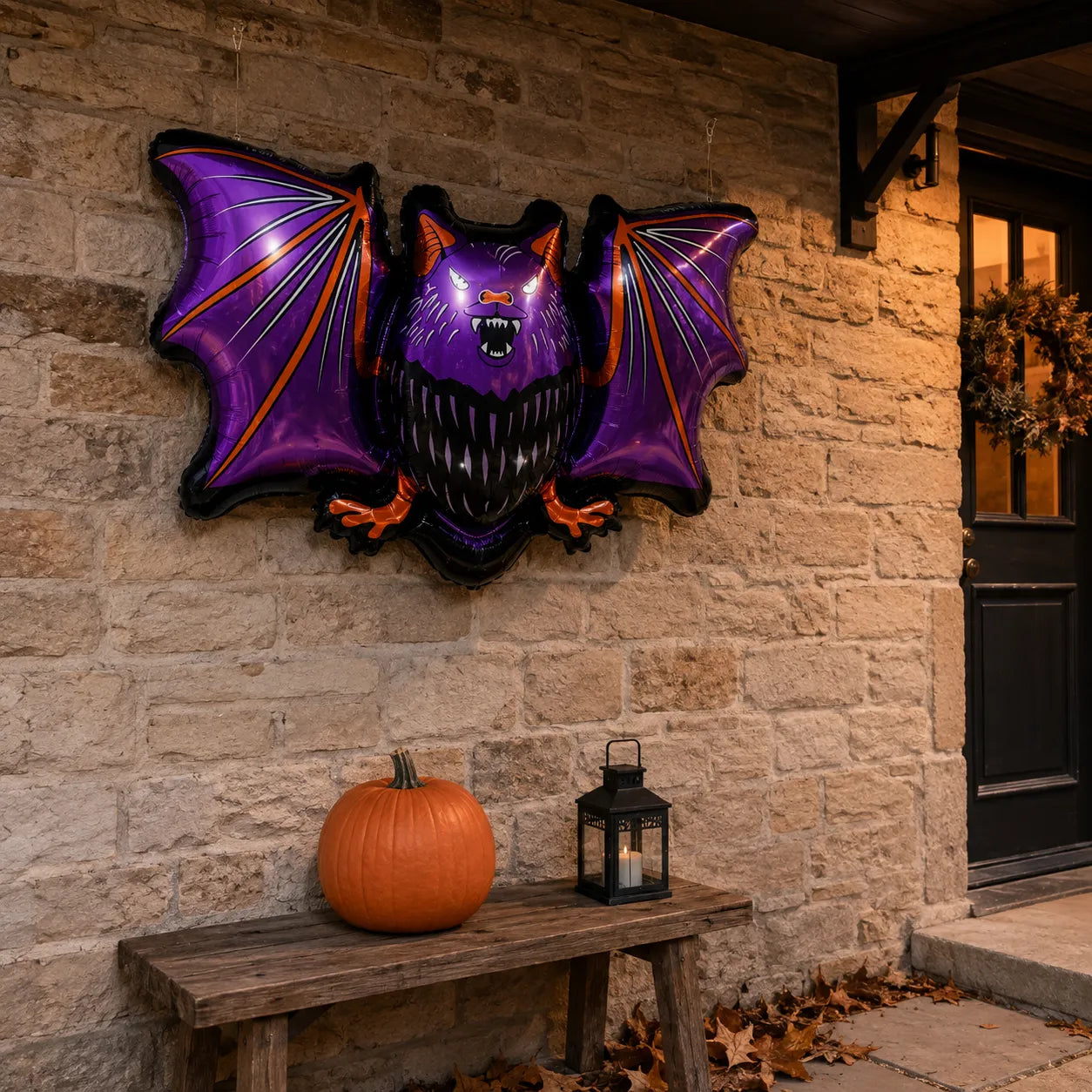 ballon chauve-souris violet halloween Cool