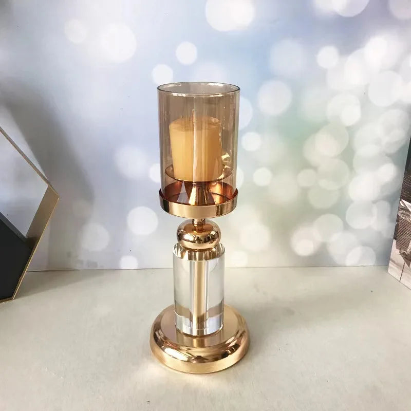 bougeoir vintage doré esthétique