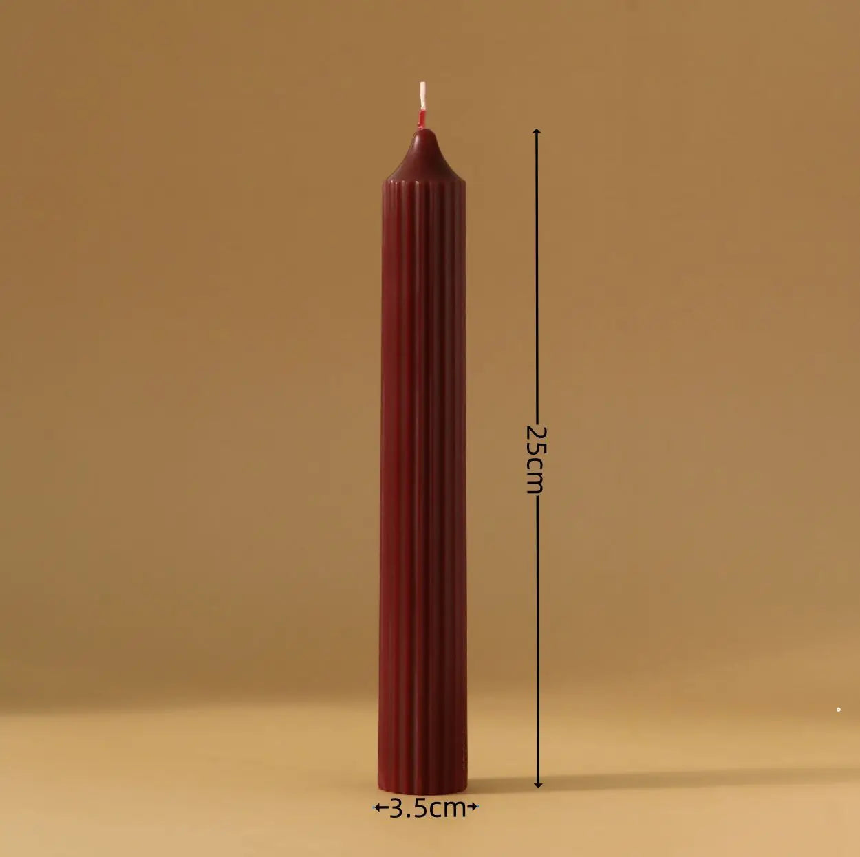 bougies mariage vintage rouge vin chic