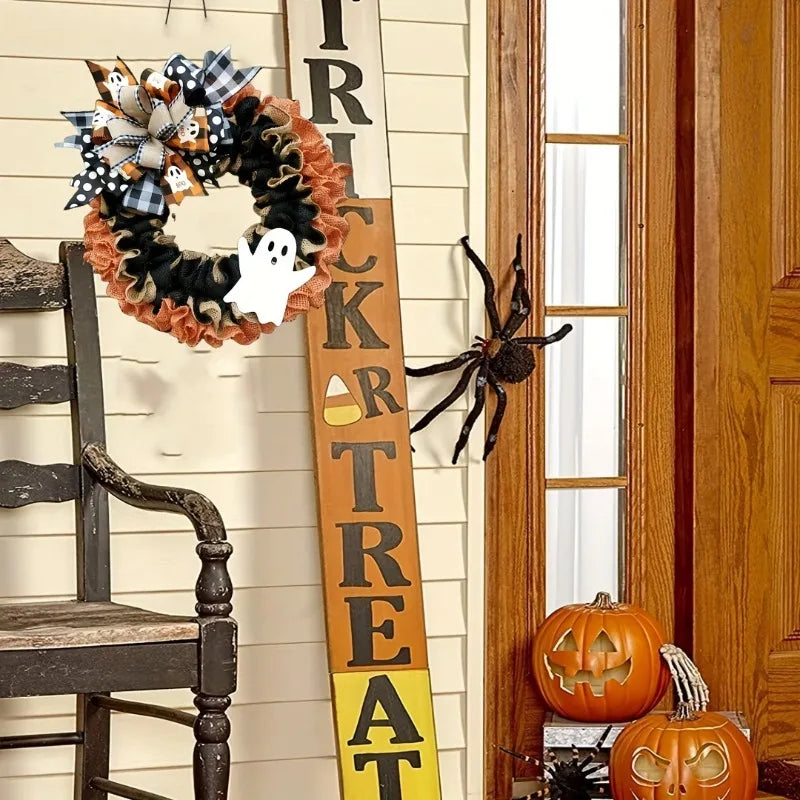 couronne de porte halloween décorative  festive