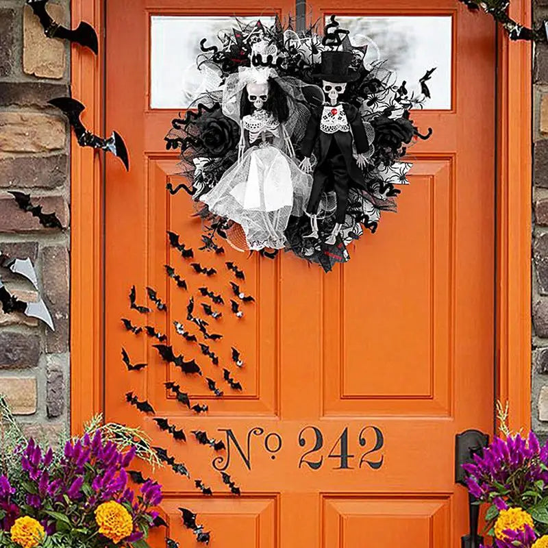couronne mariés halloween spéciale
