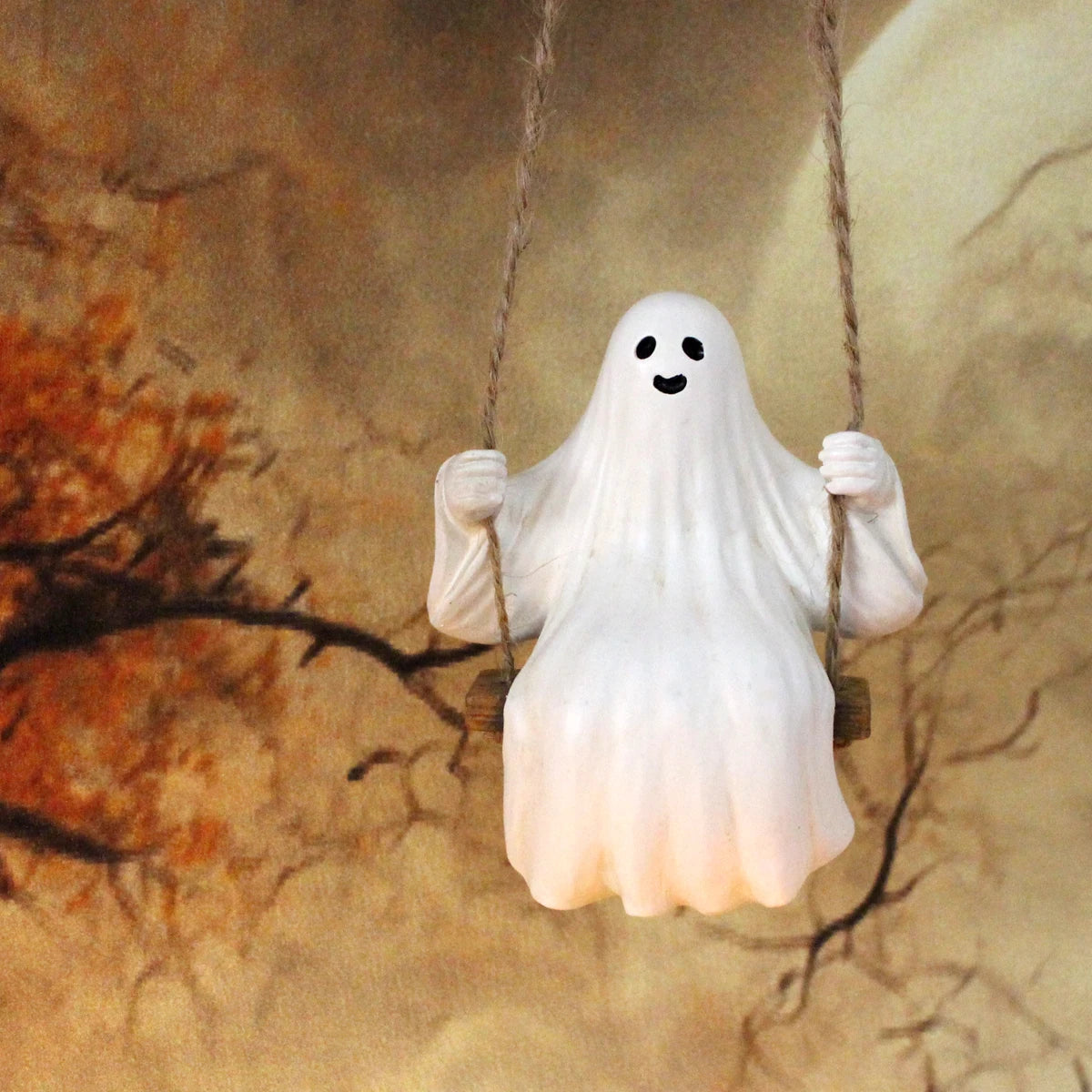 déco fantôme balançoire effrayant