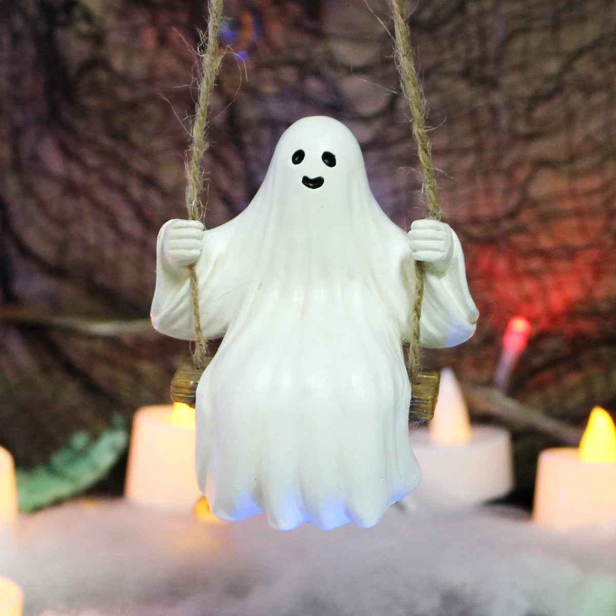 déco fantôme balançoire originale