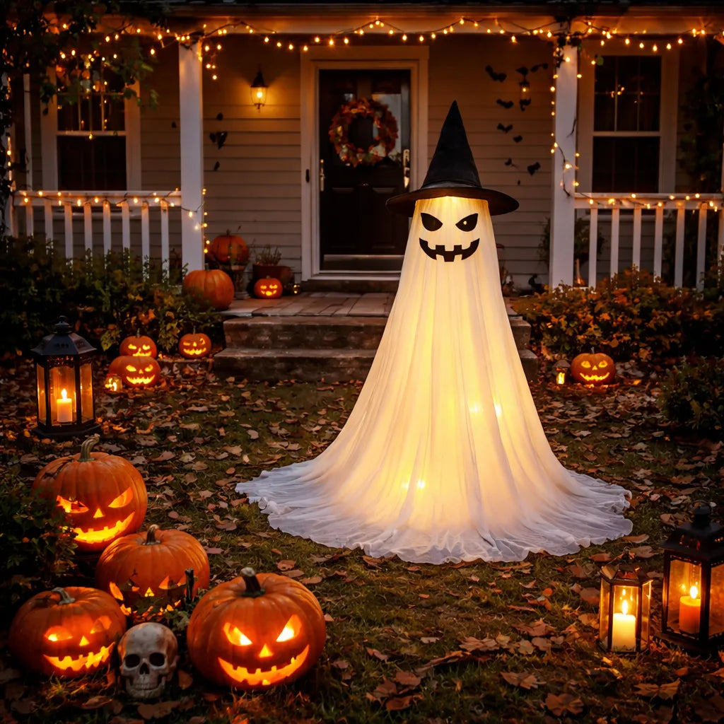 fantôme original lumineux halloween unique