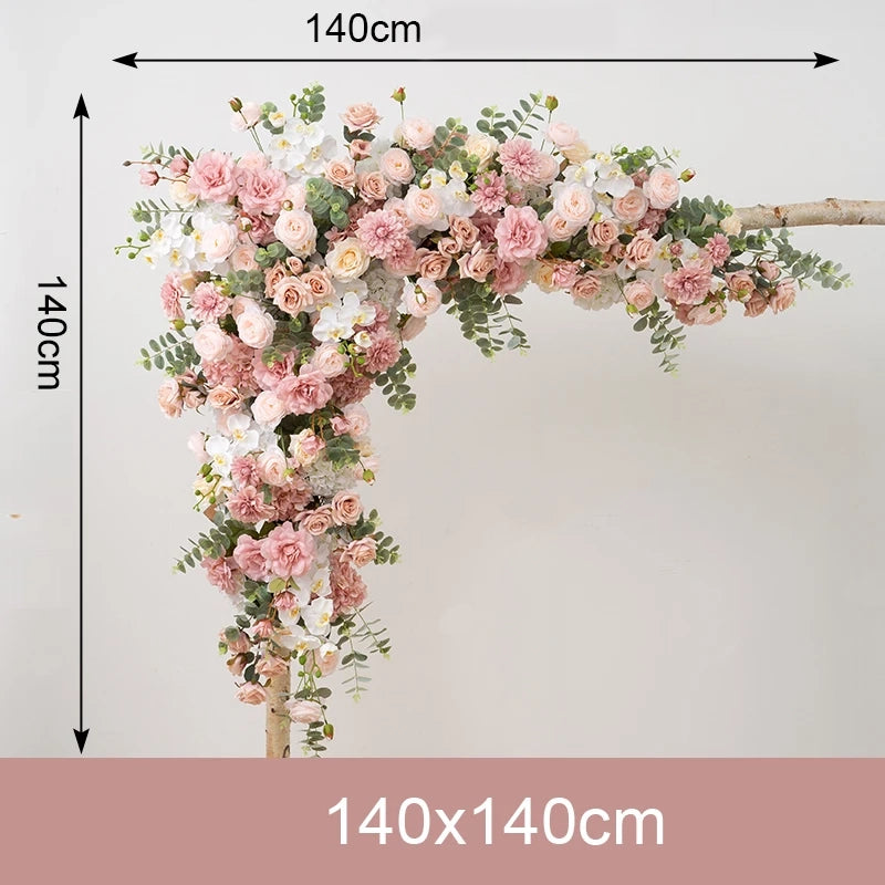 fleurs artificielles roses design pour arche  chic