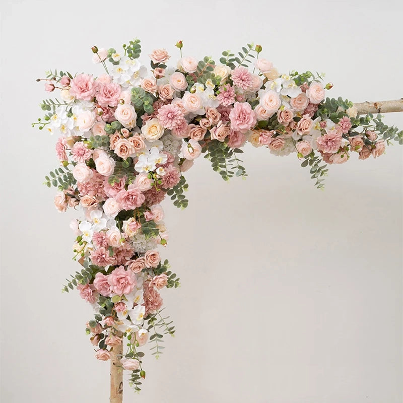 fleurs artificielles roses design pour arche  doux