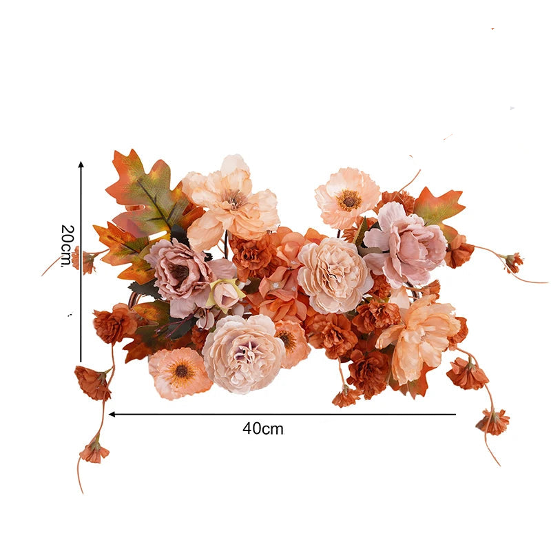 fleurs de rose artificielles pour arche mariage féérique