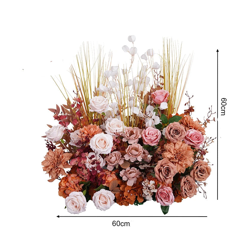 fleurs de rose artificielles pour arche mariage spécial