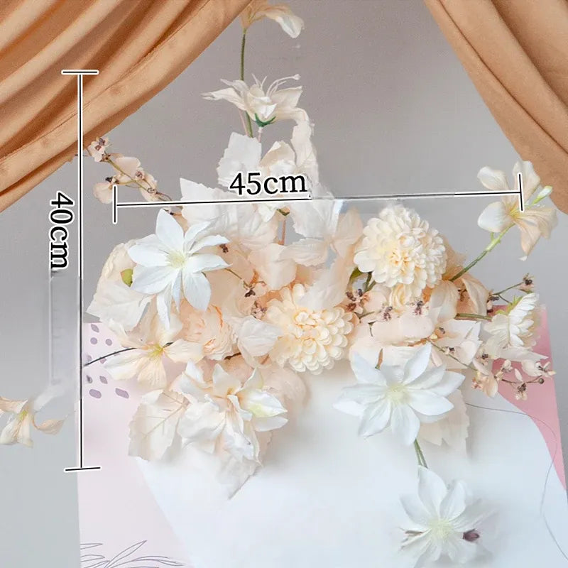 fleurs élégantes déco arche mariage sublime