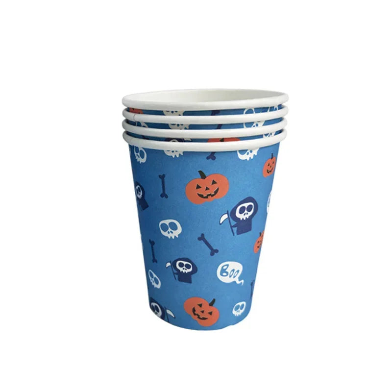 gobelet bleu halloween 