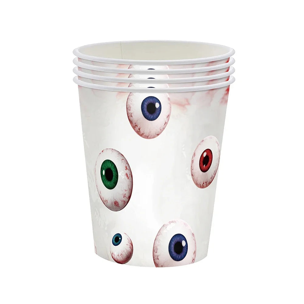 gobelet halloween œil effrayant