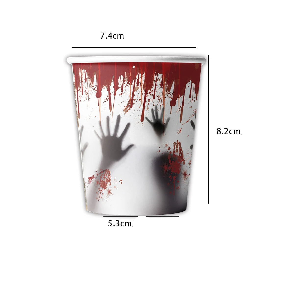 gobelet jetable sanglant halloween