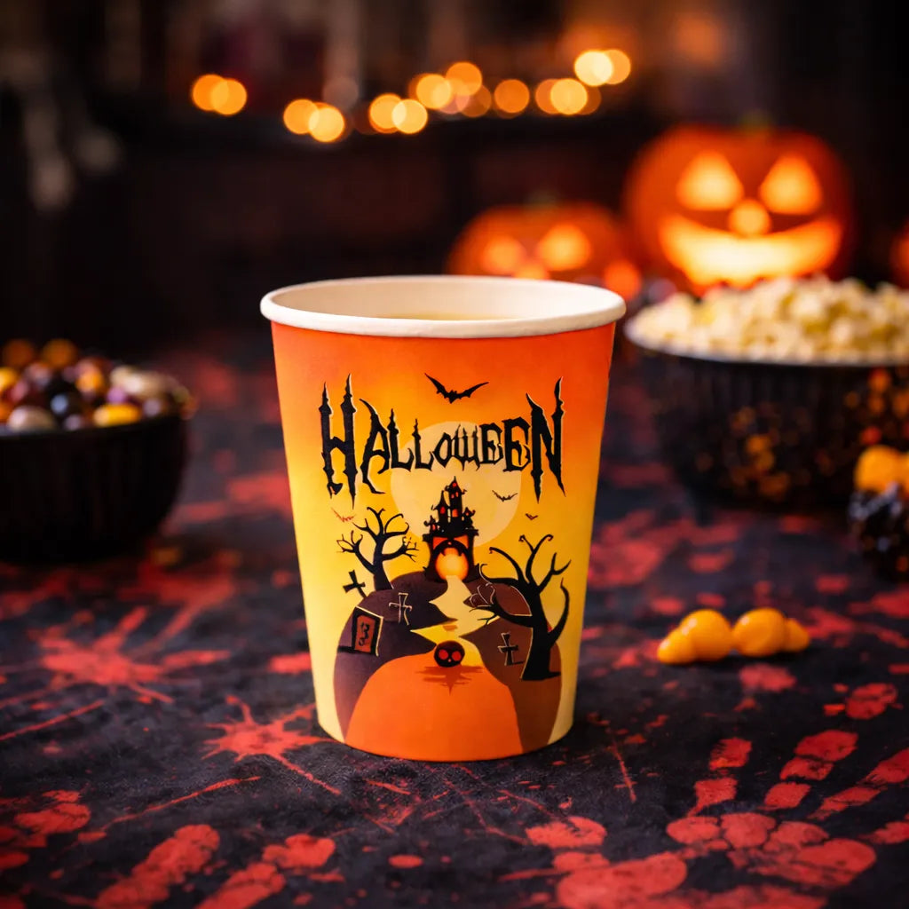 gobelet motif  halloween festif