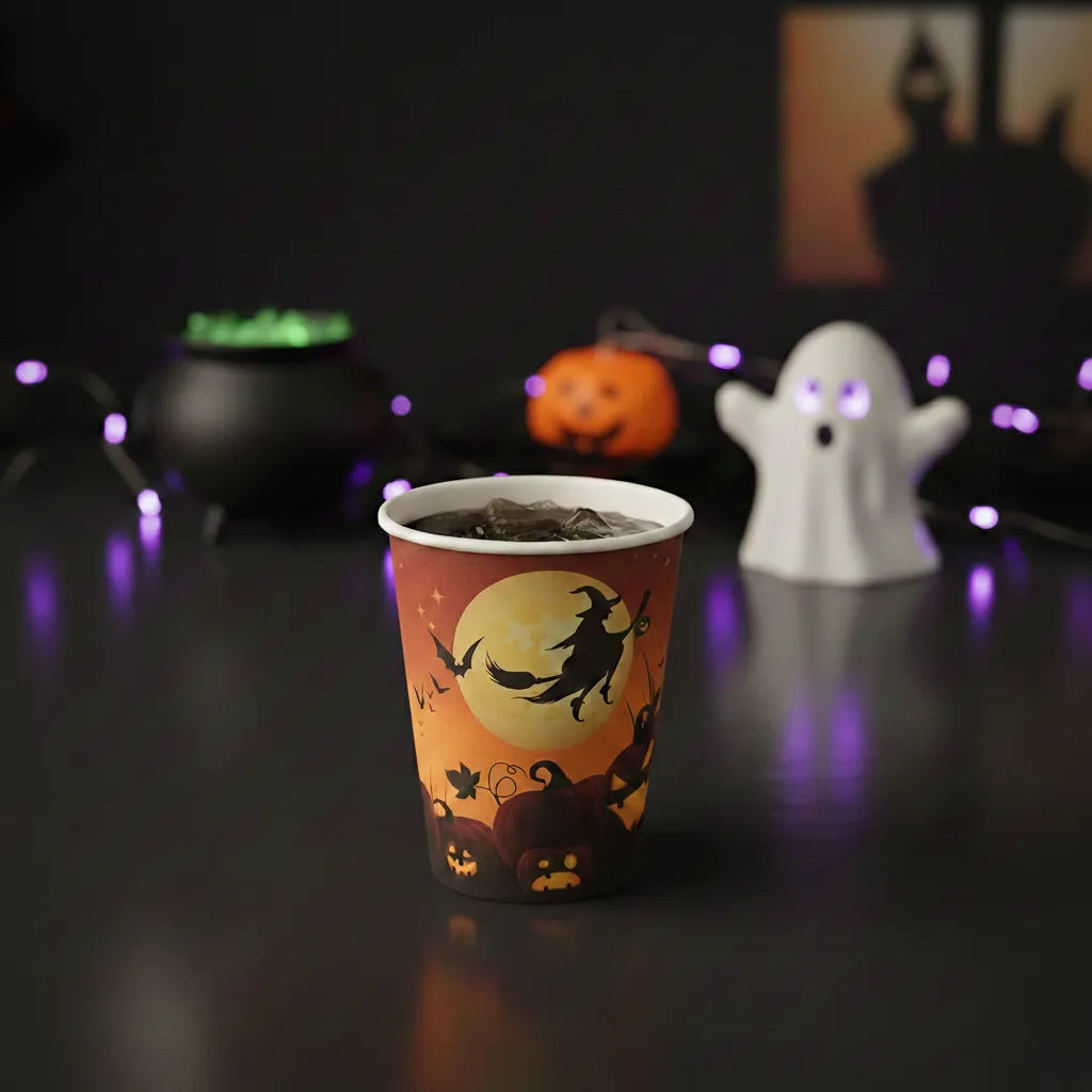 gobelet motif sorcière halloween unique