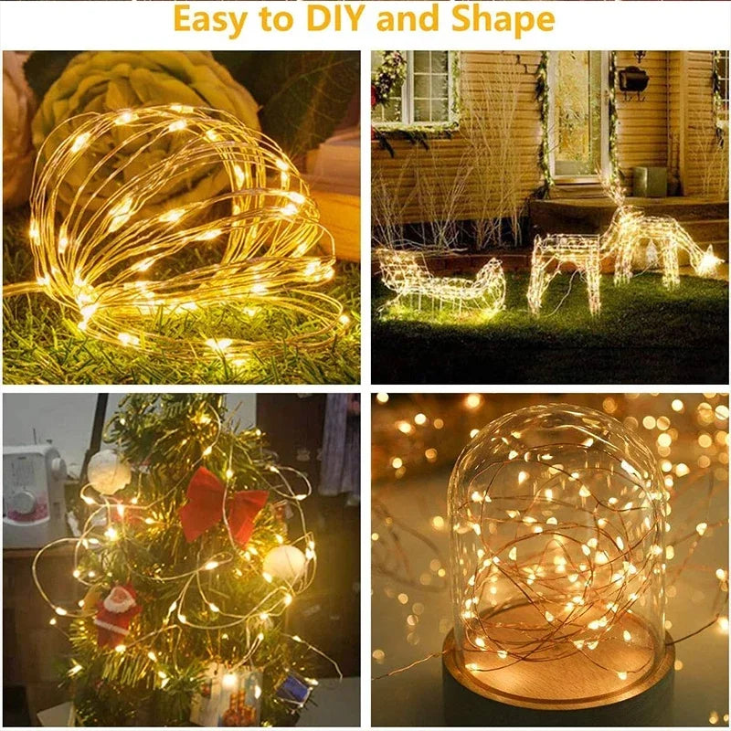 guirlande lumineuse Noël féérique chic