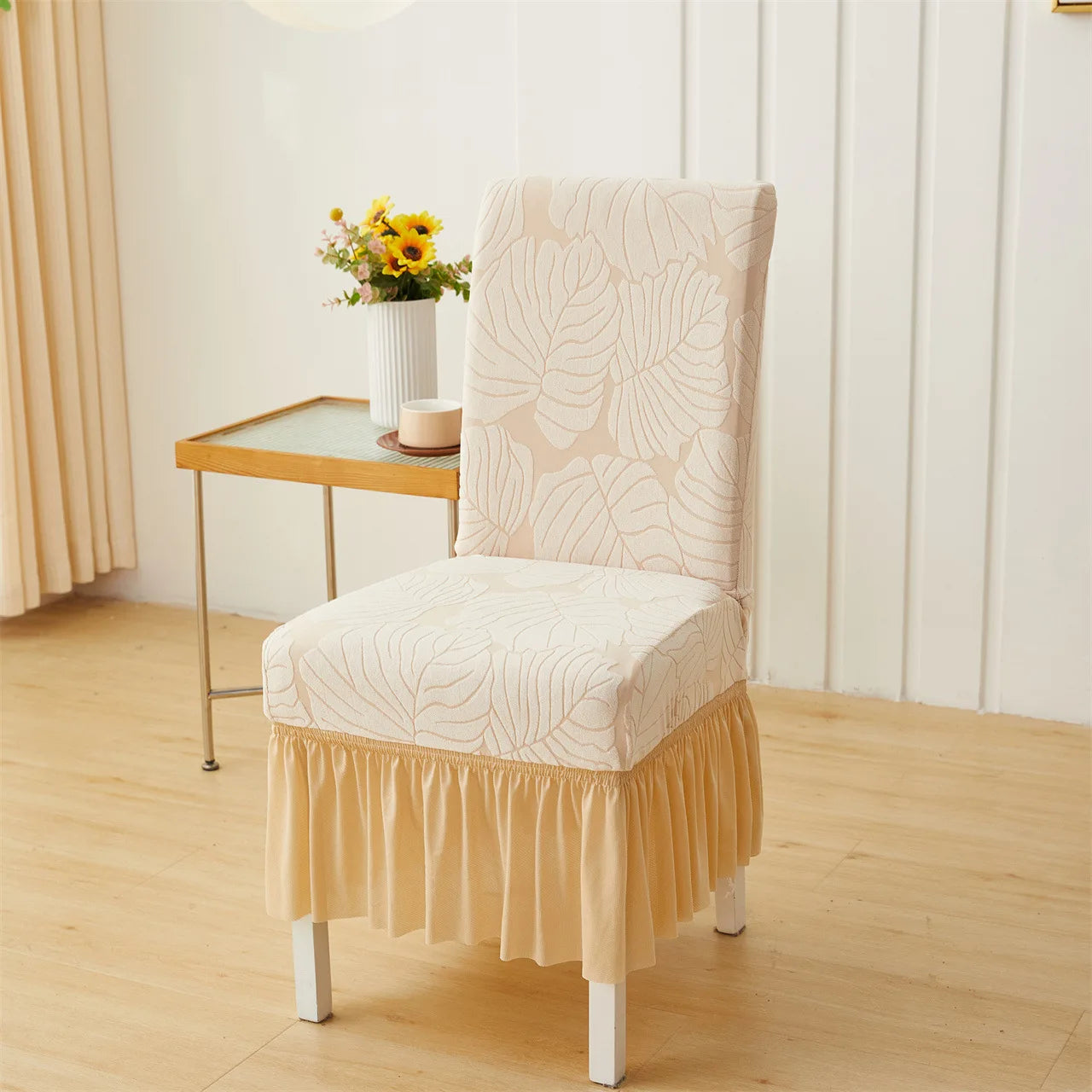 housse de chaise mariage au design raffiné