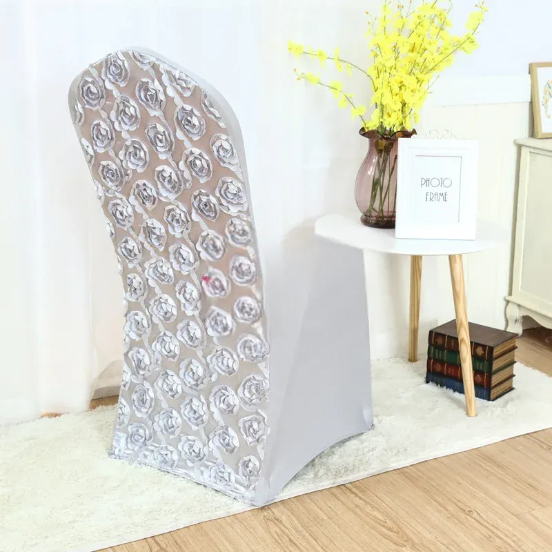 housse de chaise mariage satiné chic