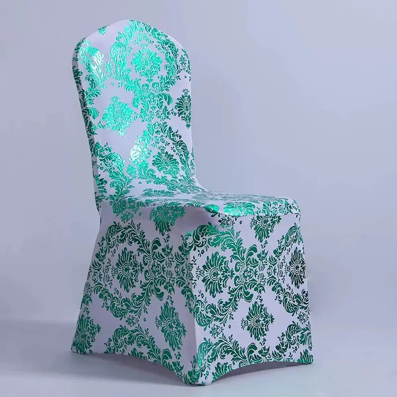 housse de chaise mariage vert design