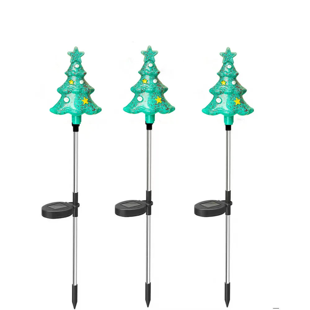 lampe solaire jardin sapin