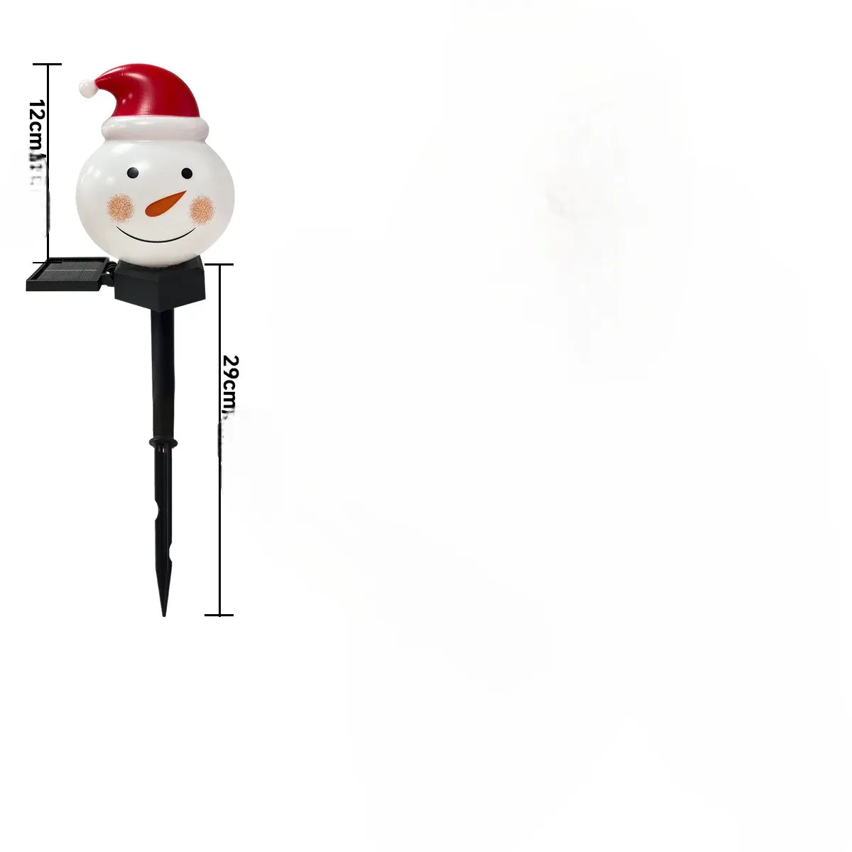 lampe solaire petit bonhomme de neige 