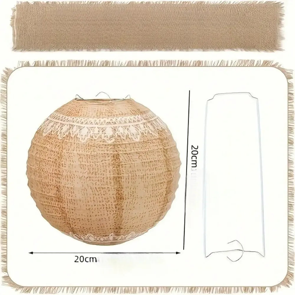 lampion mariage champêtre​ féérique