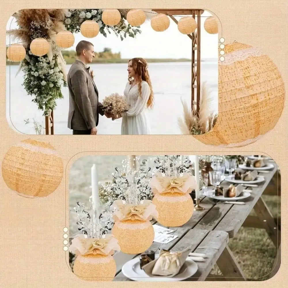 lampion mariage champêtre​ jolie