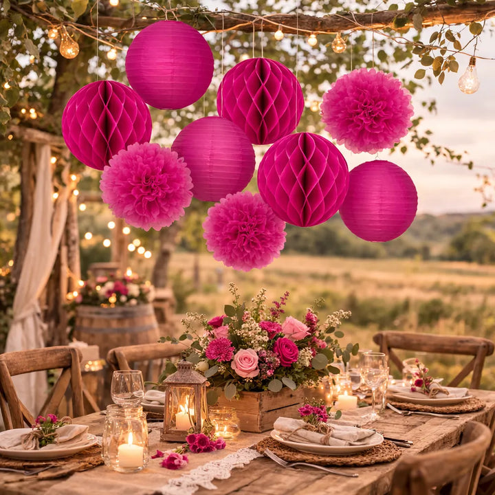 lampions déco mariage chic