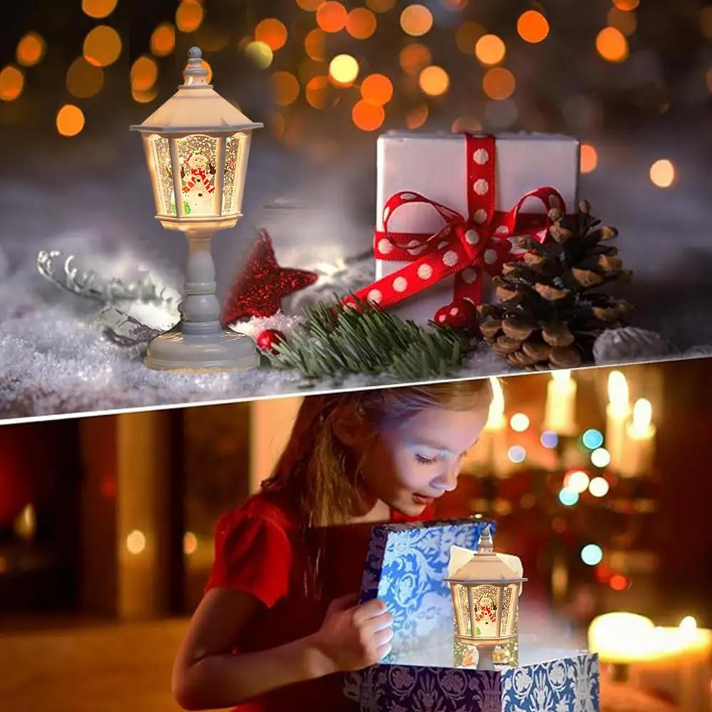 lanterne de noël blanche  chic