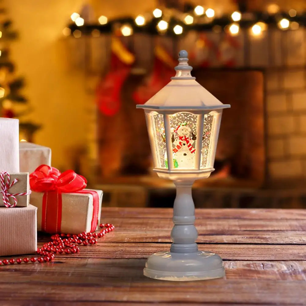 lanterne de noël blanche élégante