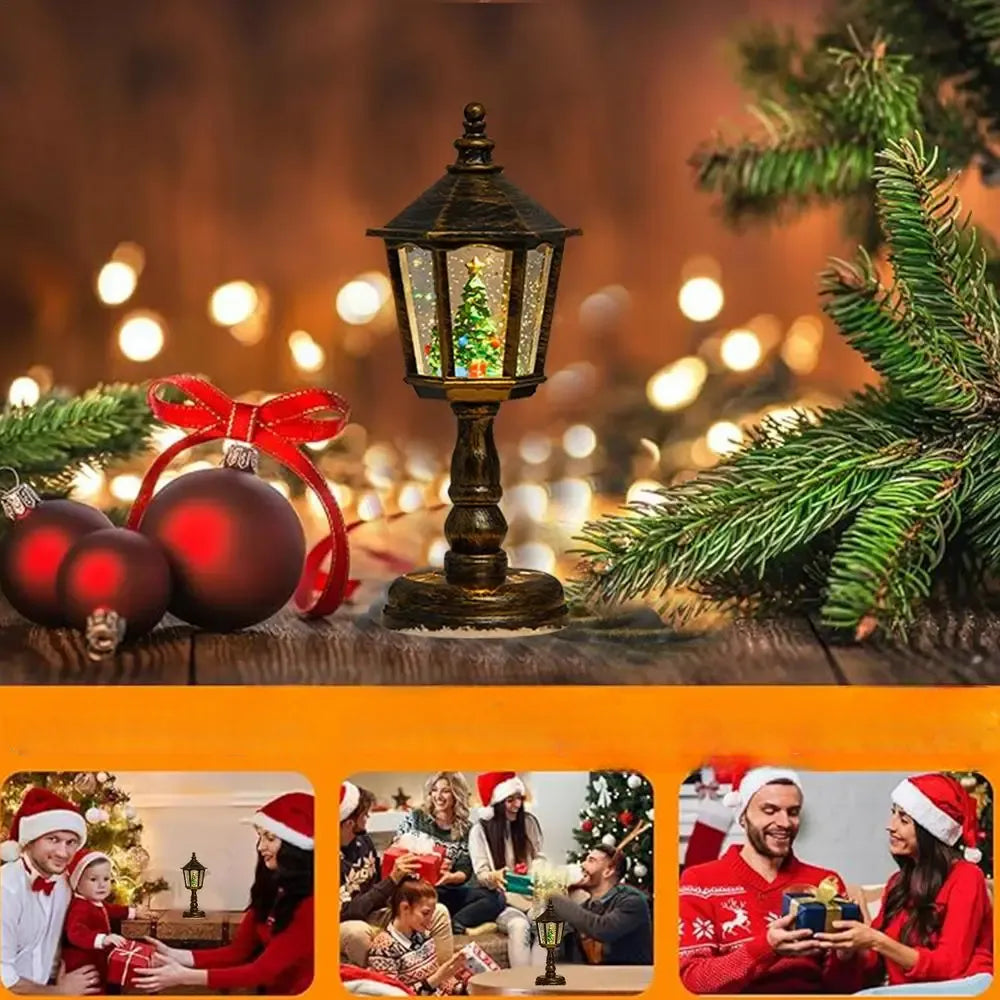 lanterne de noël sapin chic