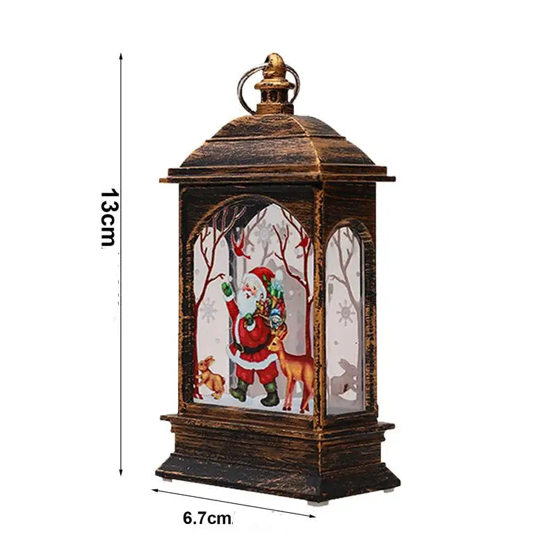 lanterne père Noël décoration