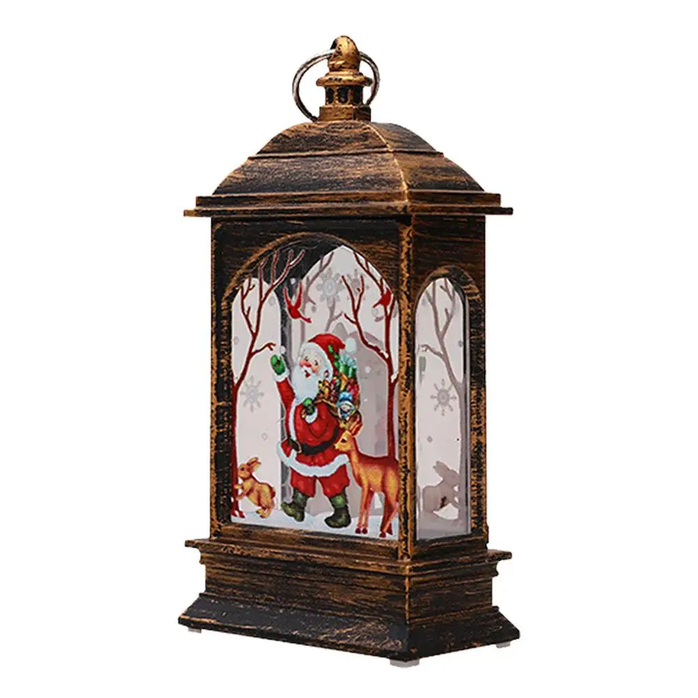 lanterne père Noël décoration élégante