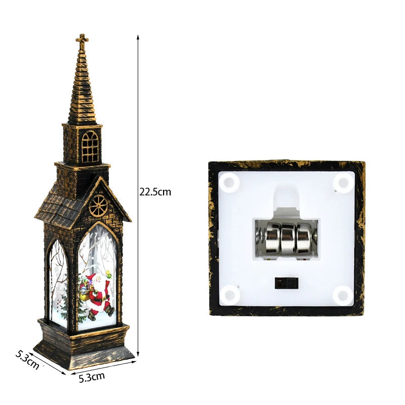 lanterne père noël design  chic