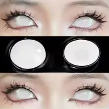 lentille blanche halloween​ chic