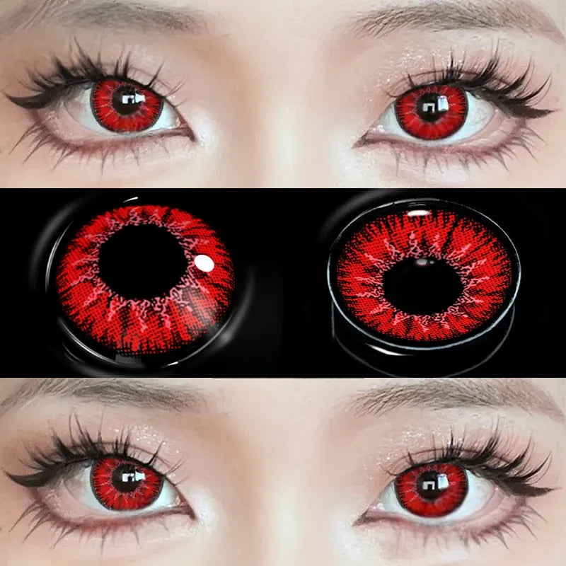 lentille_halloween_rouge élégante