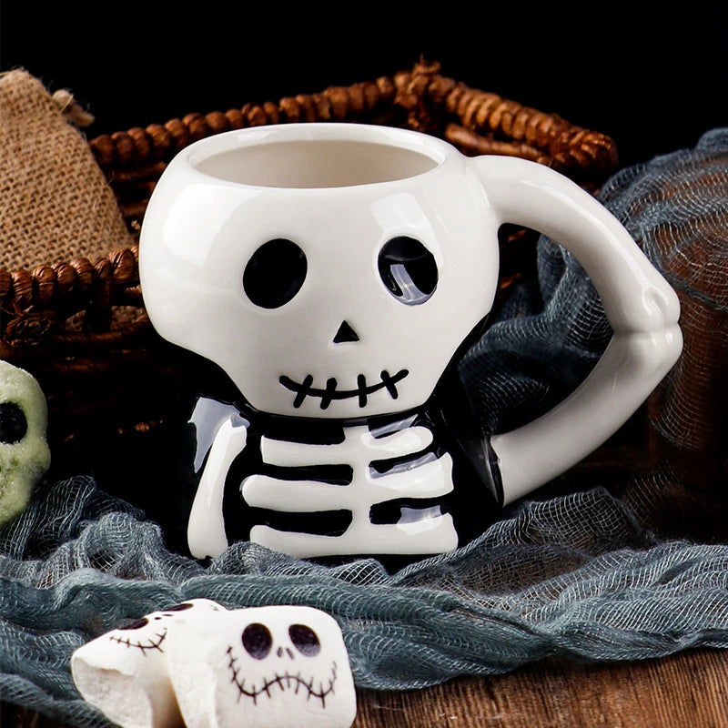 mug squelette halloween unique
