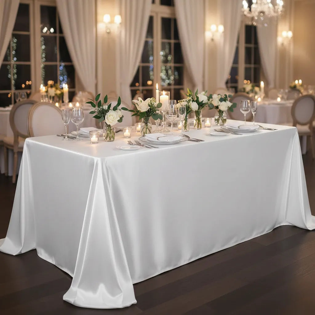 nappe blanche mariage original