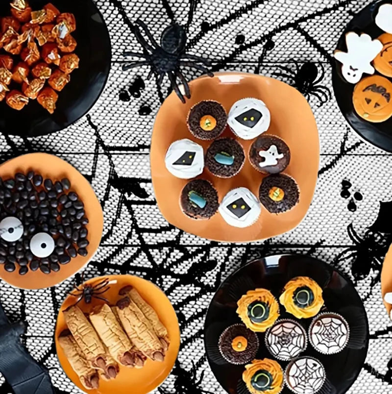 nappe ronde toile d’araignée spécial