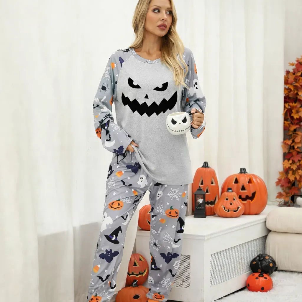 pyjama_halloween_gris_confortable_léger