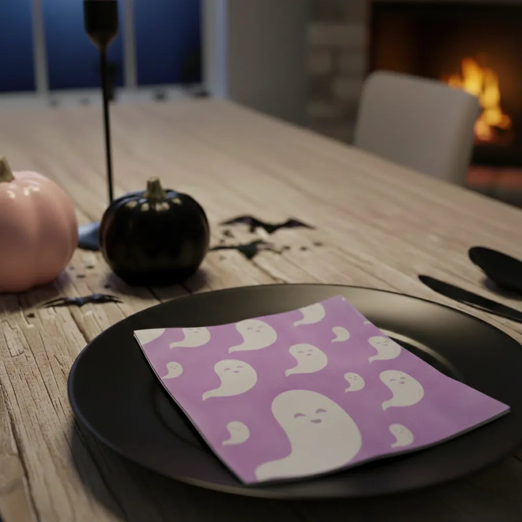 serviette jetable fantôme halloween spéciale