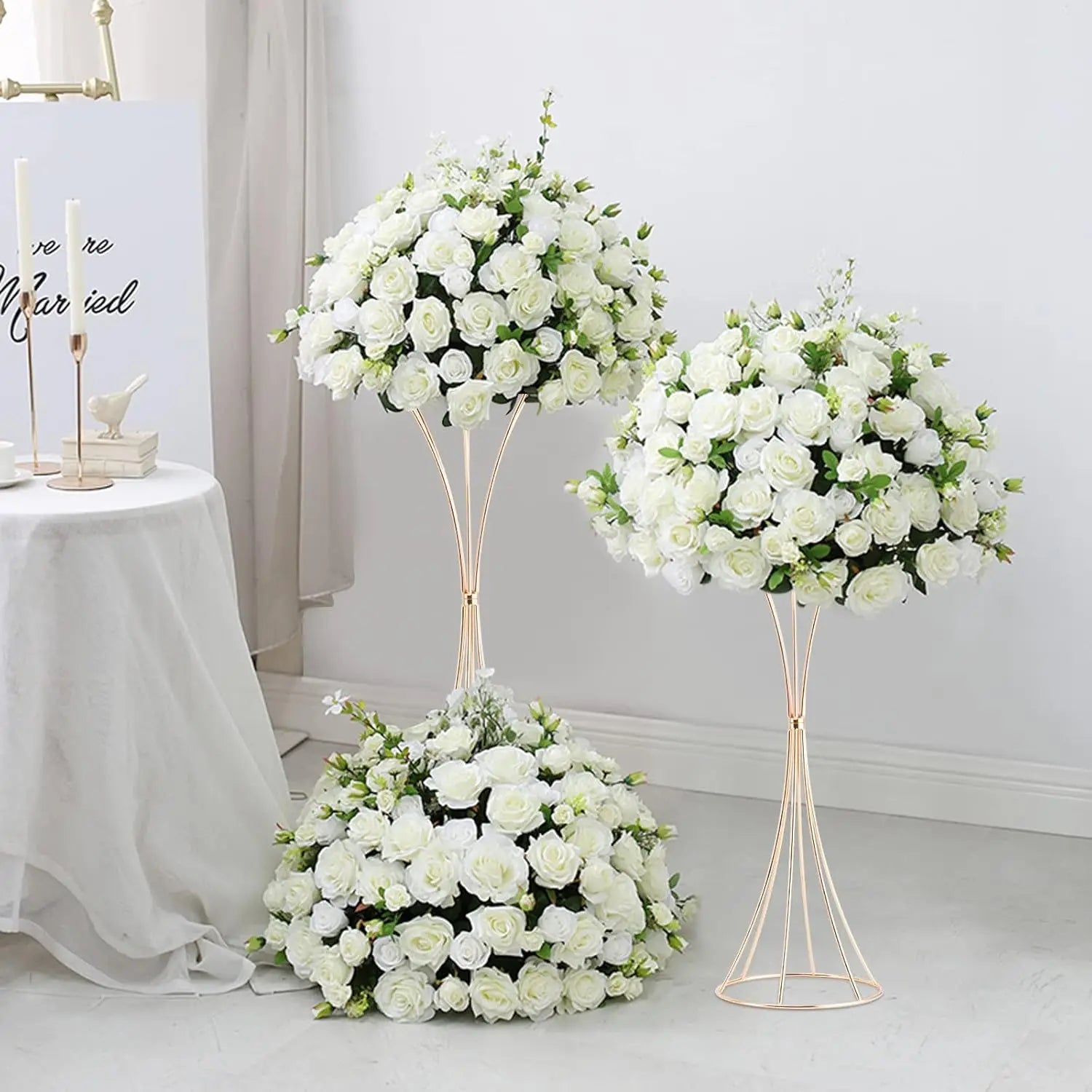 support centre de table mariage​ féérique