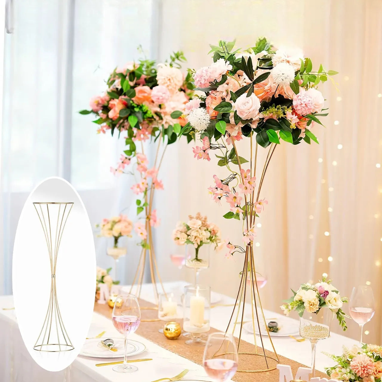 support centre de table mariage​ festif